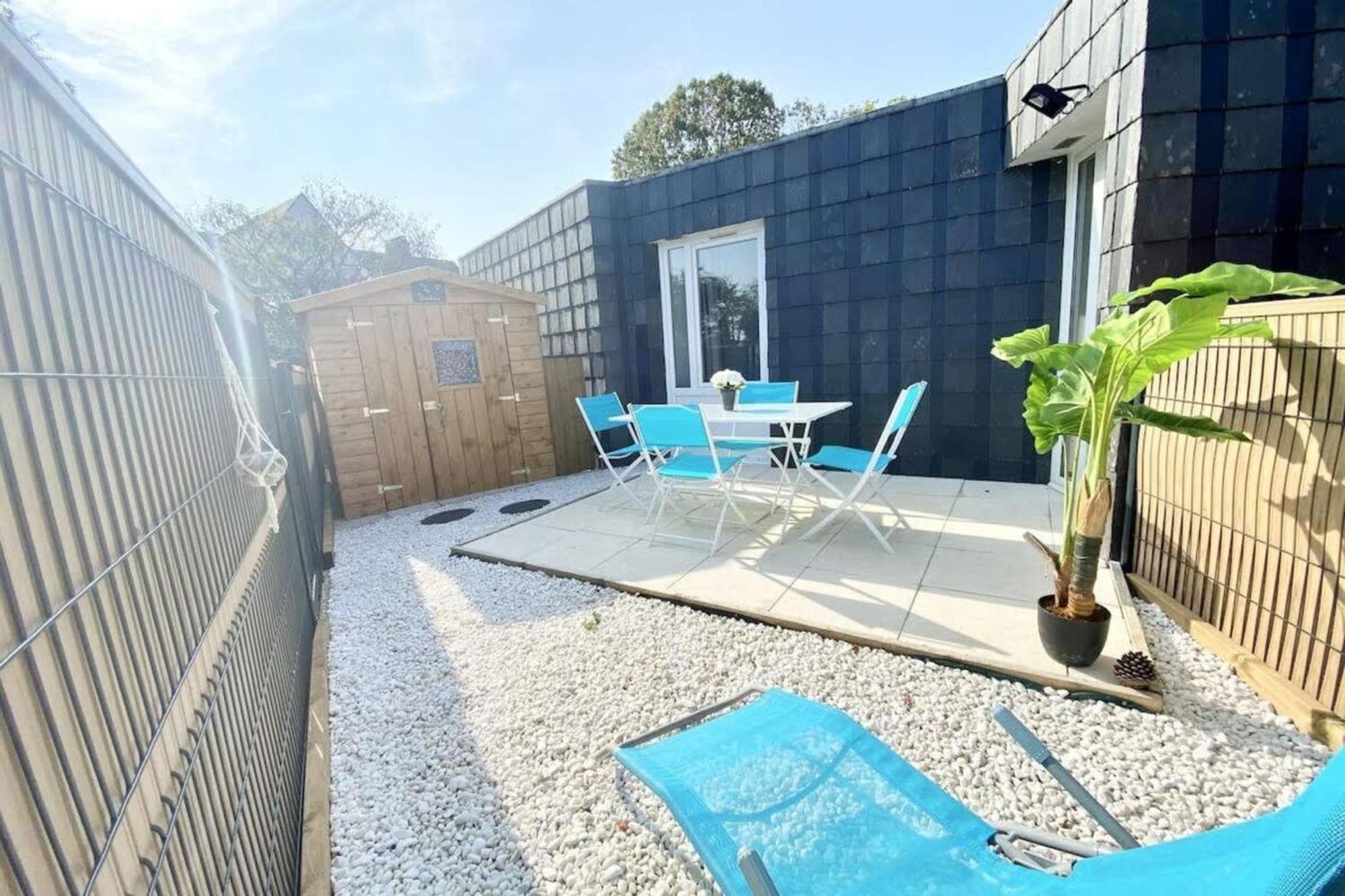 Maisonnette Ultra Cosy Bord De Mer Terrasse Guidel Exteriör bild